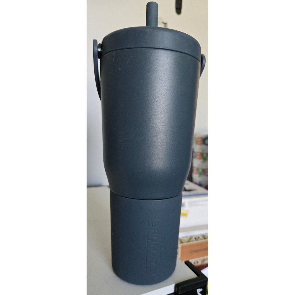 BruMate Era 40oz Tumbler Leakproof Straw Dark Grey Insulated Travel Mug Handle